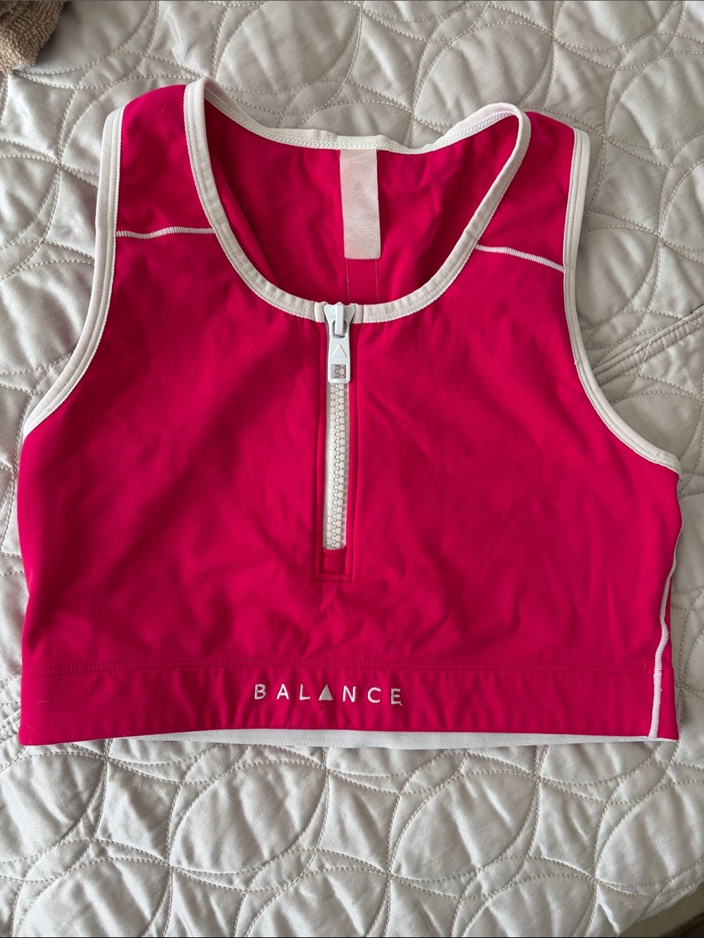 Balance Athletica Pink Long line bra